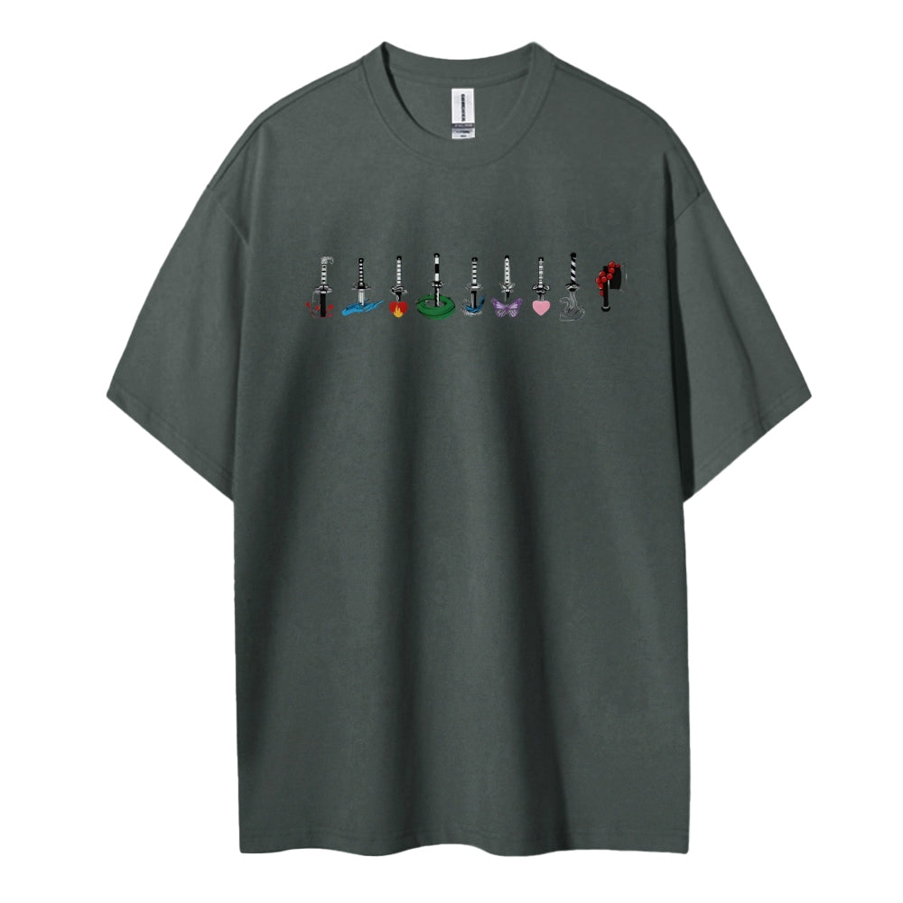 Demon Slayer Cotton Unisex Crew Neck Anime T-Shirt