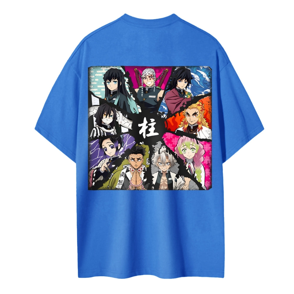 Demon Slayer Cotton Unisex Crew Neck Anime T-Shirt