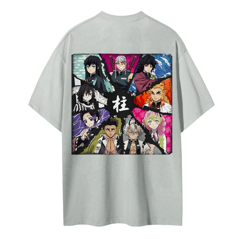 Demon Slayer Cotton Unisex Crew Neck Anime T-Shirt