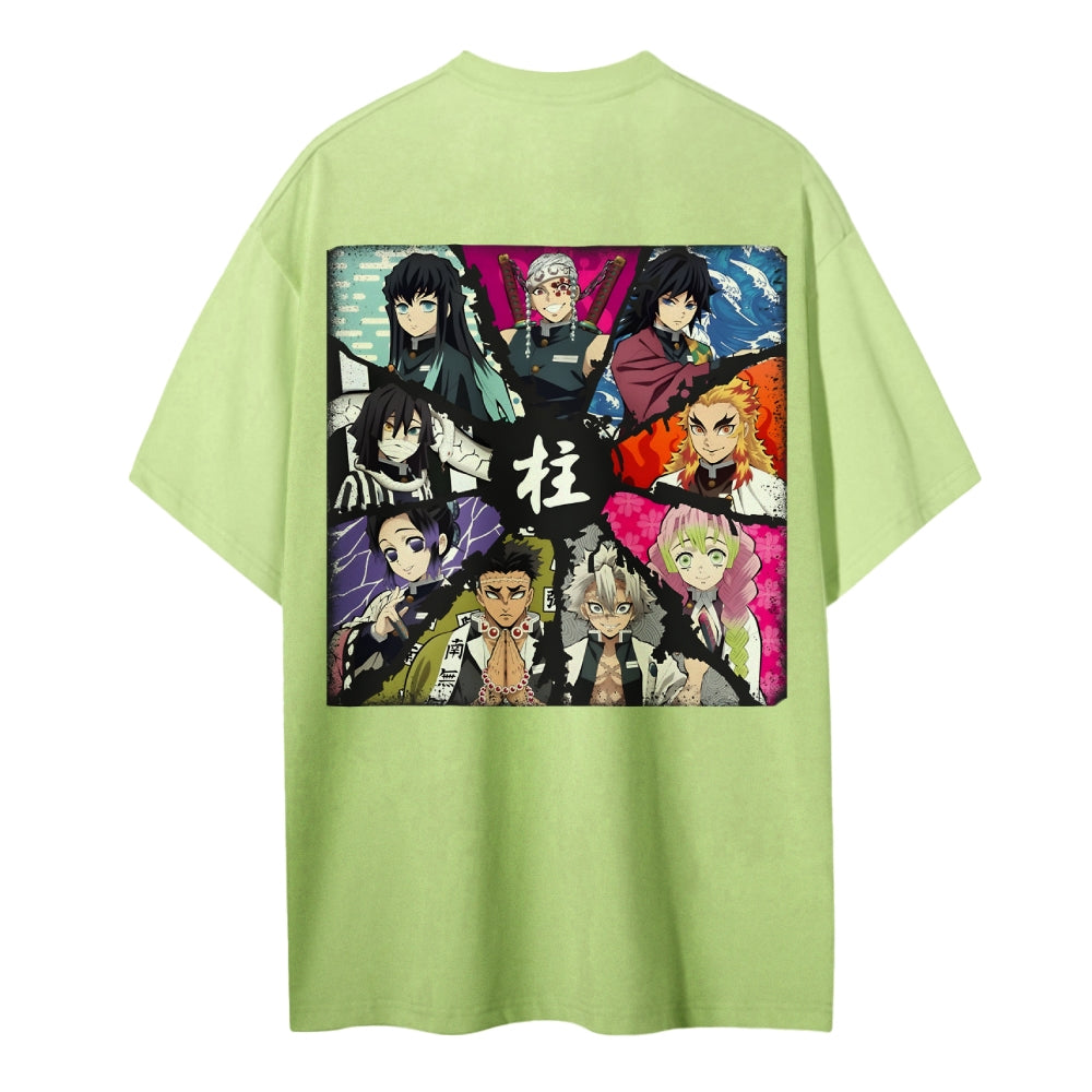 Demon Slayer Cotton Unisex Crew Neck Anime T-Shirt