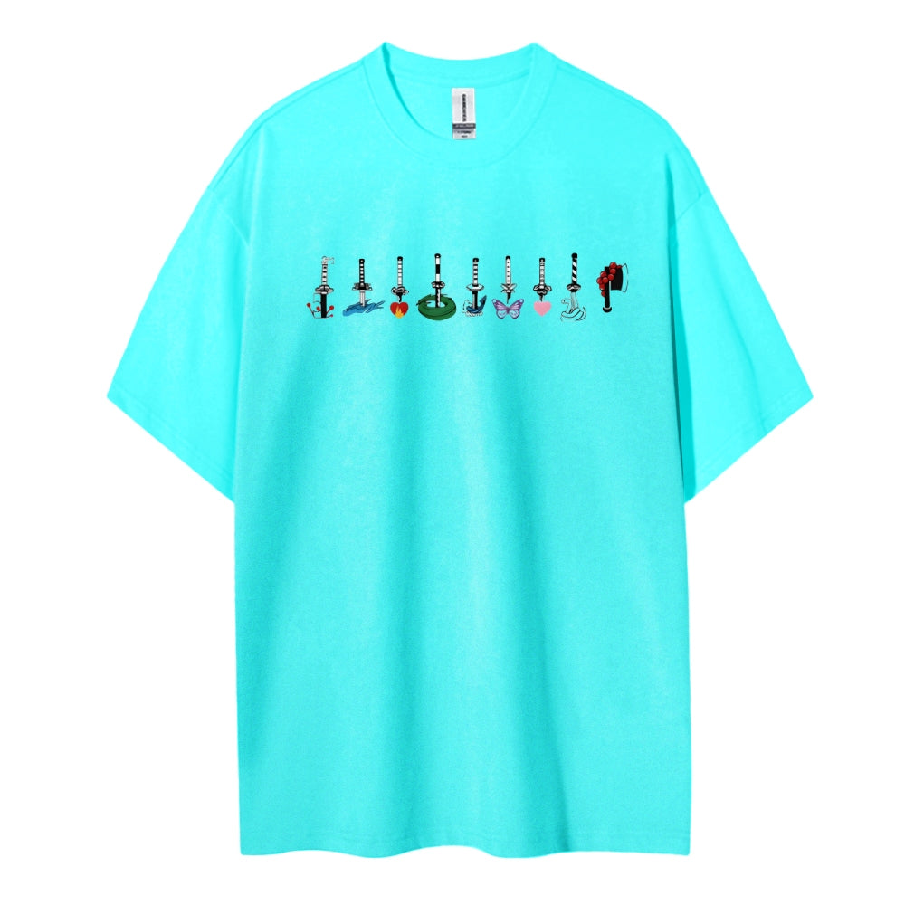 Demon Slayer Cotton Unisex Crew Neck Anime T-Shirt