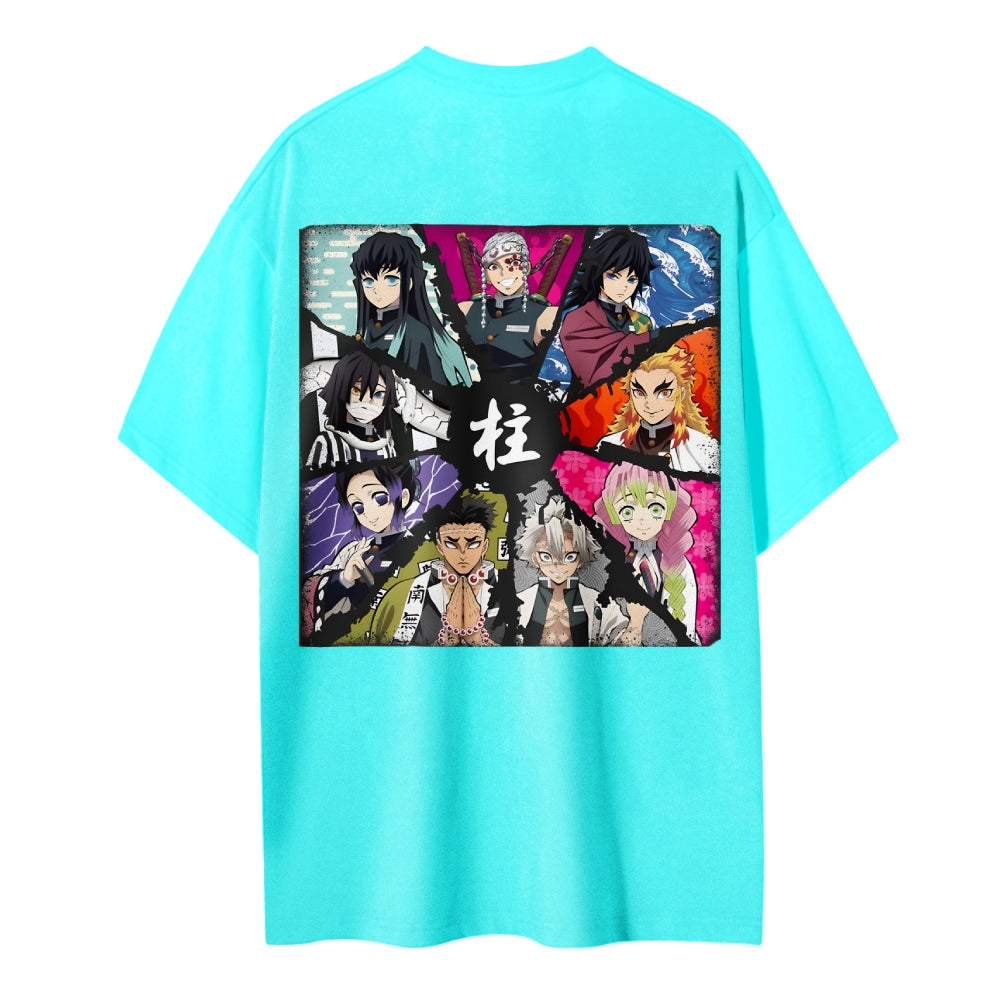Demon Slayer Cotton Unisex Crew Neck Anime T-Shirt