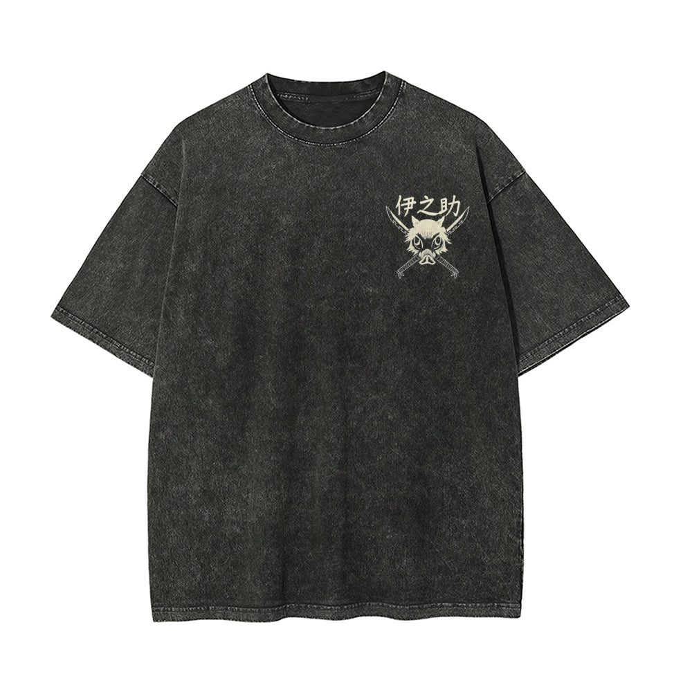 Vintage Oversized T-Shirt Demon Slayer