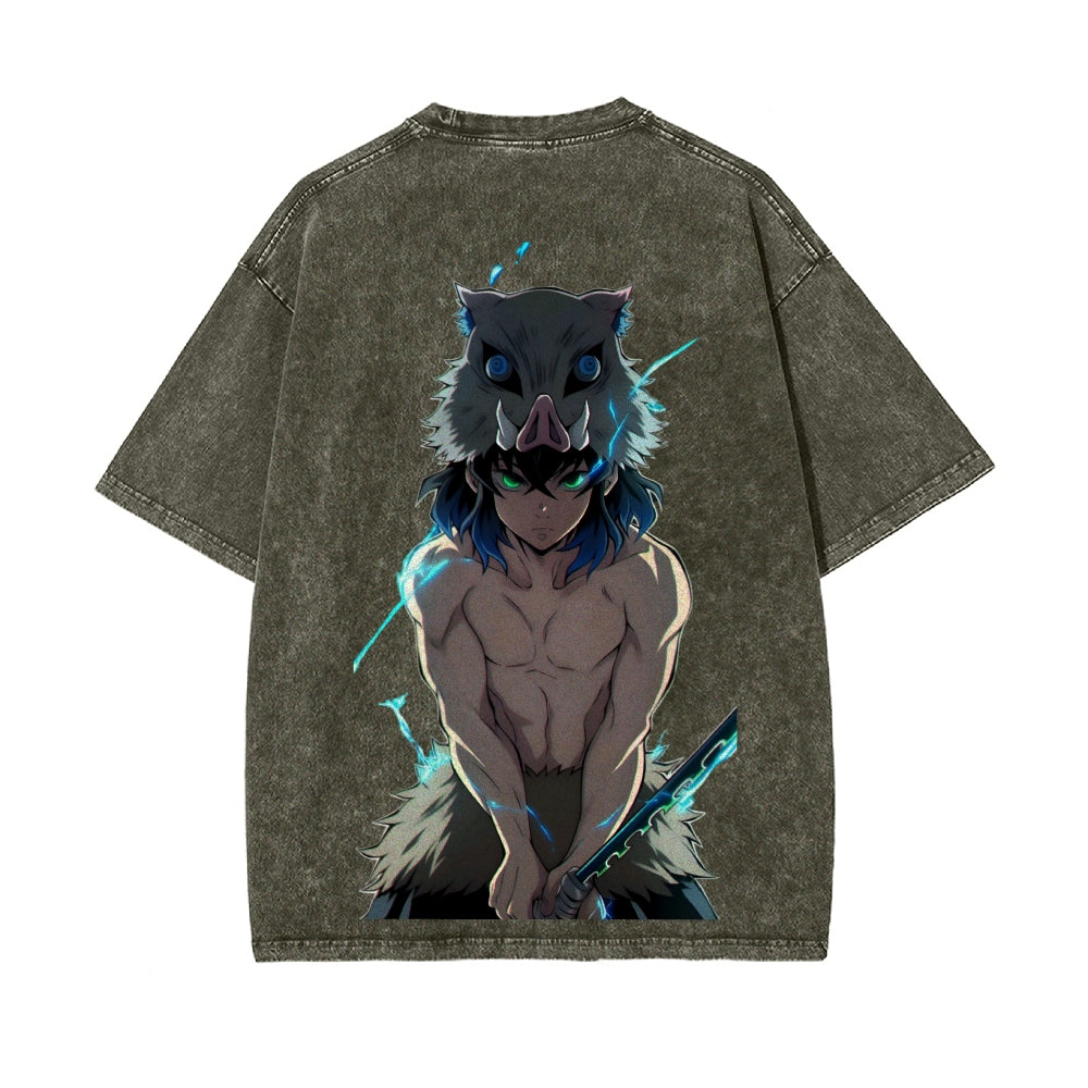 Vintage Oversized T-Shirt Demon Slayer