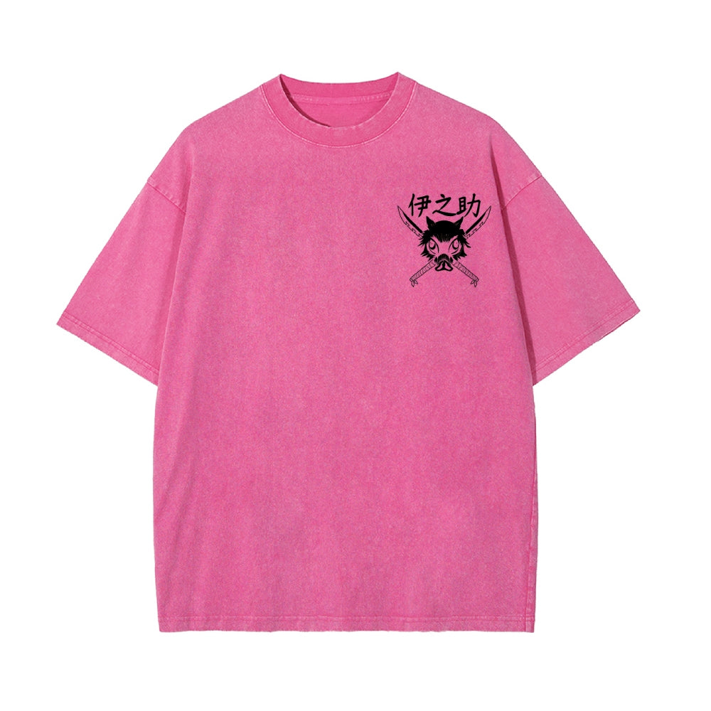 Vintage Oversized T-Shirt Demon Slayer
