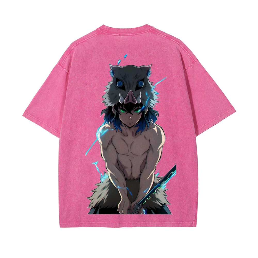 Vintage Oversized T-Shirt Demon Slayer