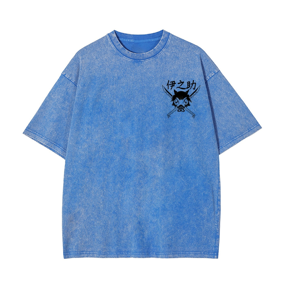 Vintage Oversized T-Shirt Demon Slayer
