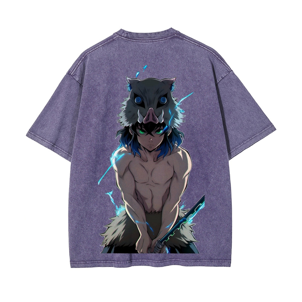 Vintage Oversized T-Shirt Demon Slayer