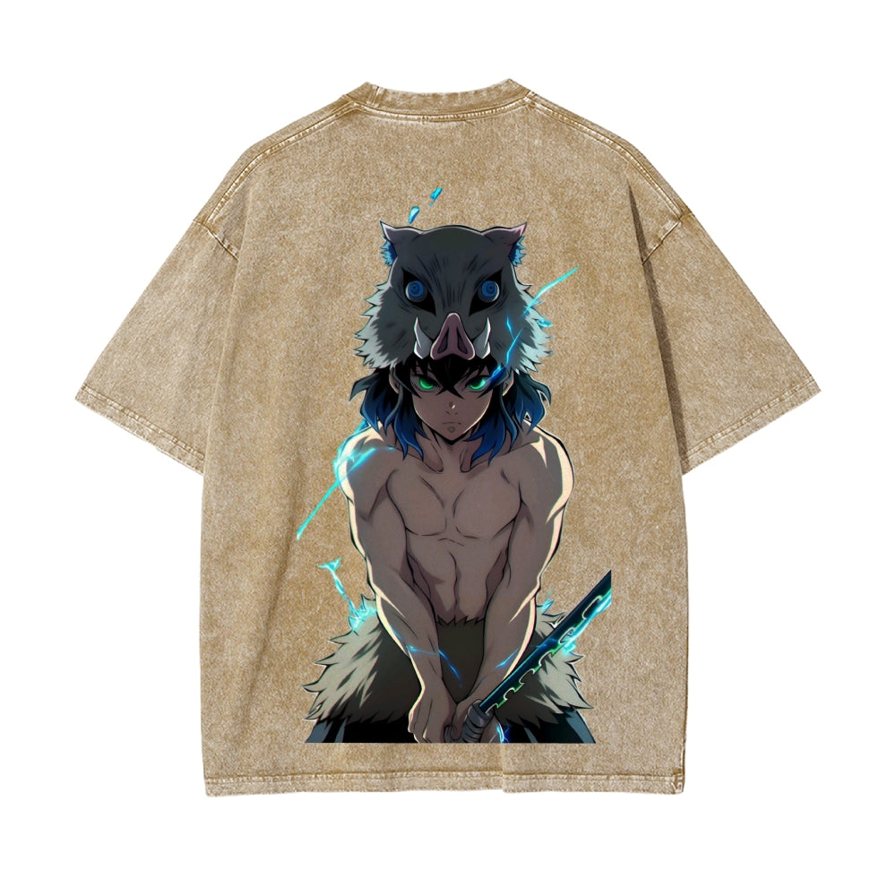 Vintage Oversized T-Shirt Demon Slayer