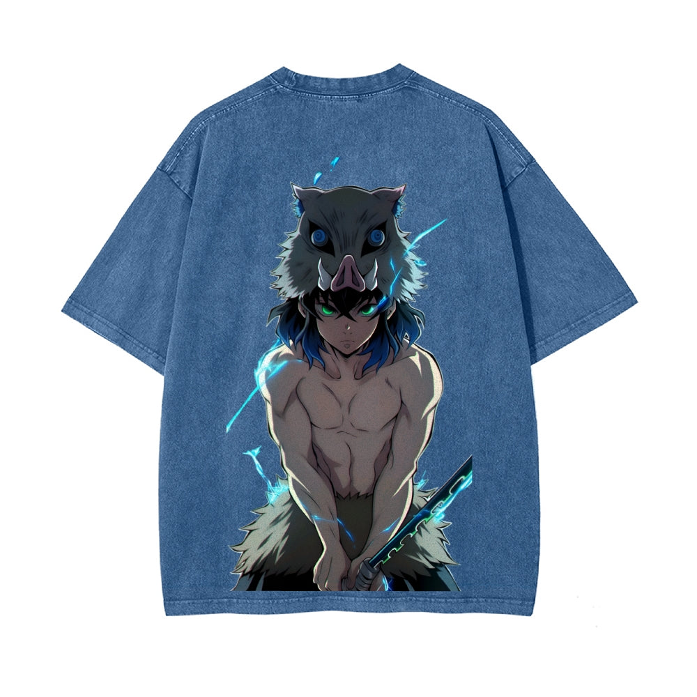 Vintage Oversized T-Shirt Demon Slayer