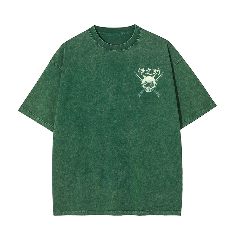 Vintage Oversized T-Shirt Demon Slayer