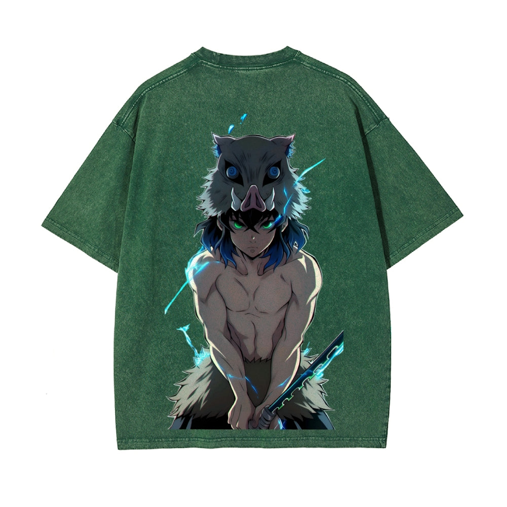 Vintage Oversized T-Shirt Demon Slayer