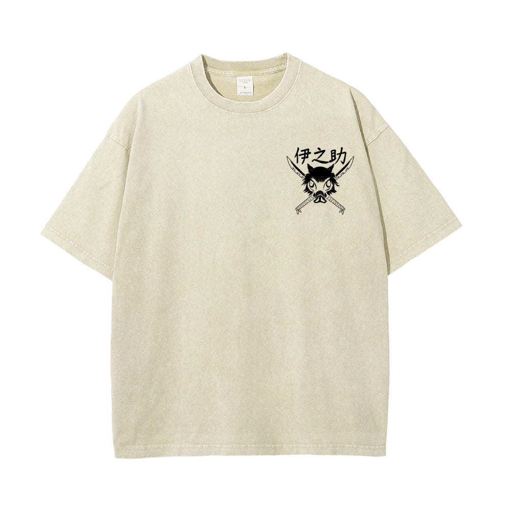 Vintage Oversized T-Shirt Demon Slayer