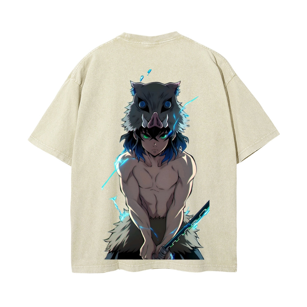 Vintage Oversized T-Shirt Demon Slayer