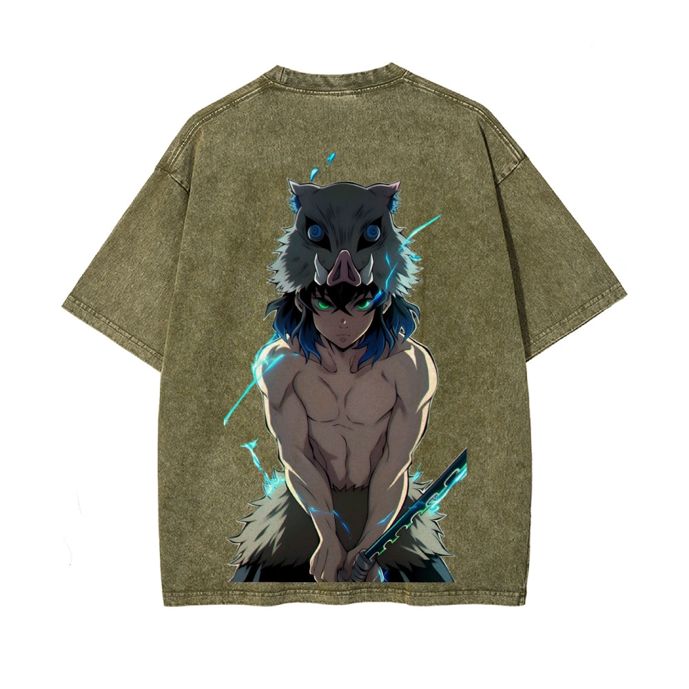 Vintage Oversized T-Shirt Demon Slayer