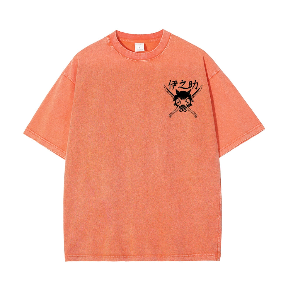 Vintage Oversized T-Shirt Demon Slayer