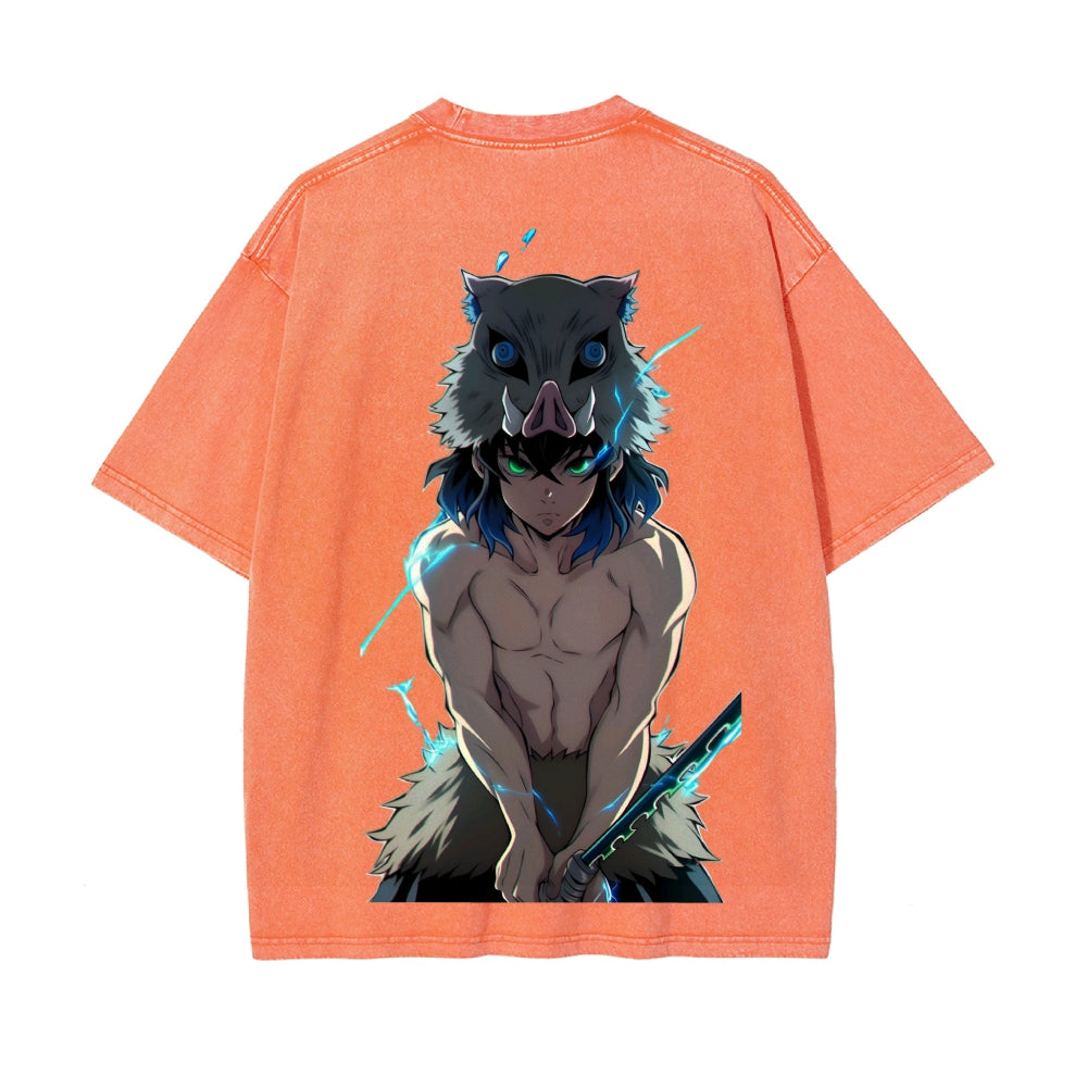Vintage Oversized T-Shirt Demon Slayer