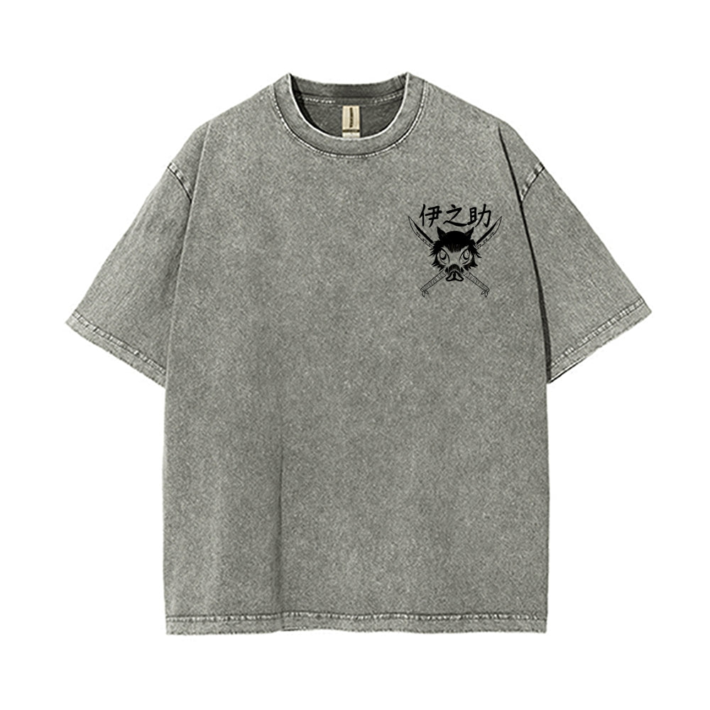Vintage Oversized T-Shirt Demon Slayer