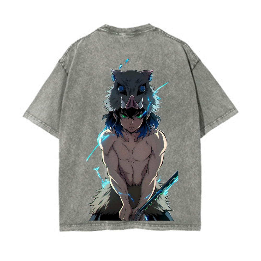 Vintage Oversized T-Shirt Demon Slayer