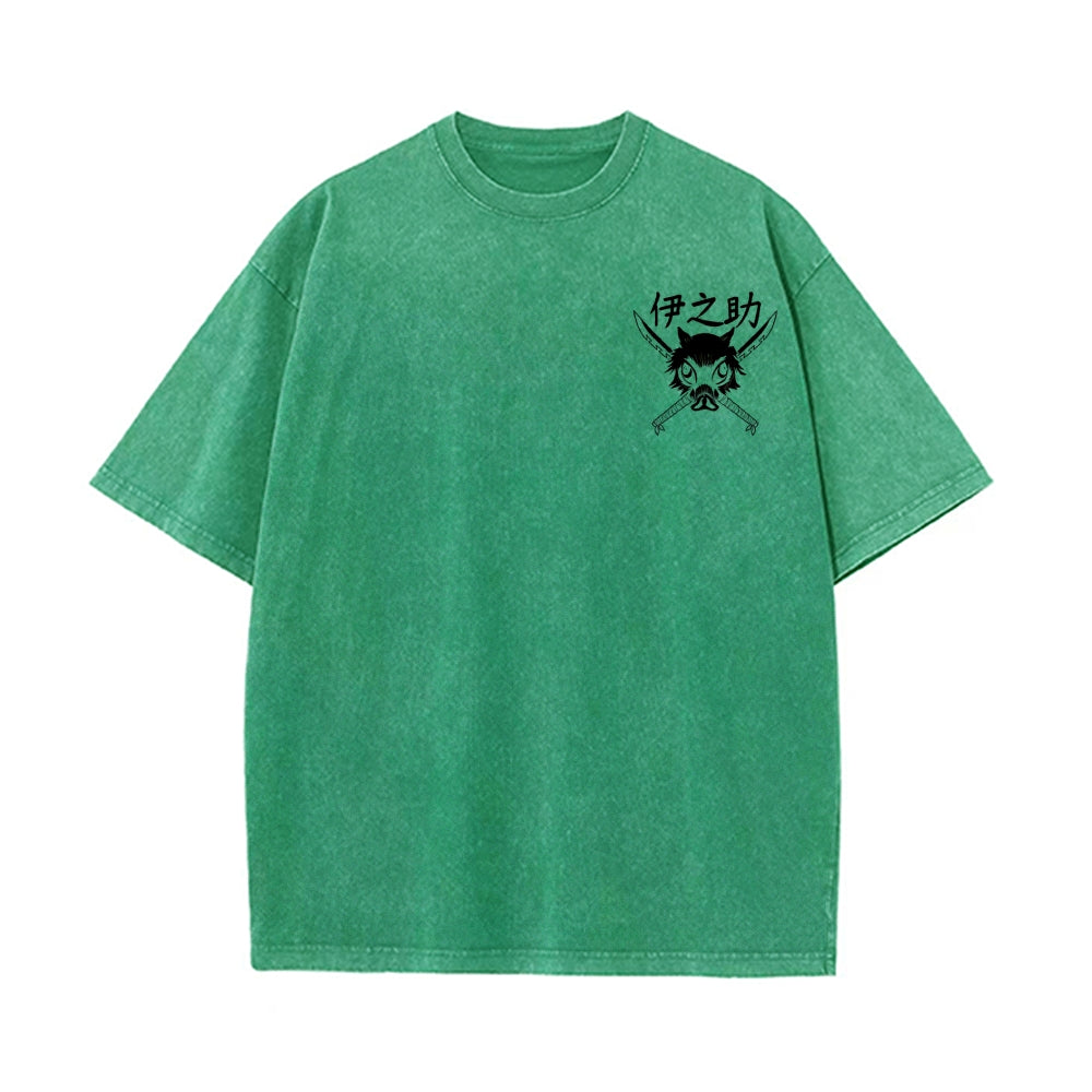 Vintage Oversized T-Shirt Demon Slayer