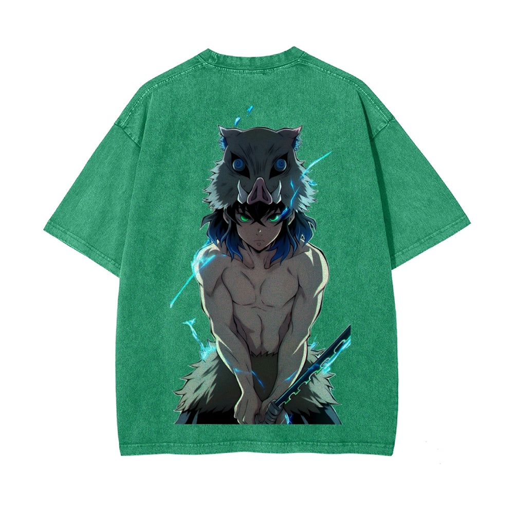 Vintage Oversized T-Shirt Demon Slayer