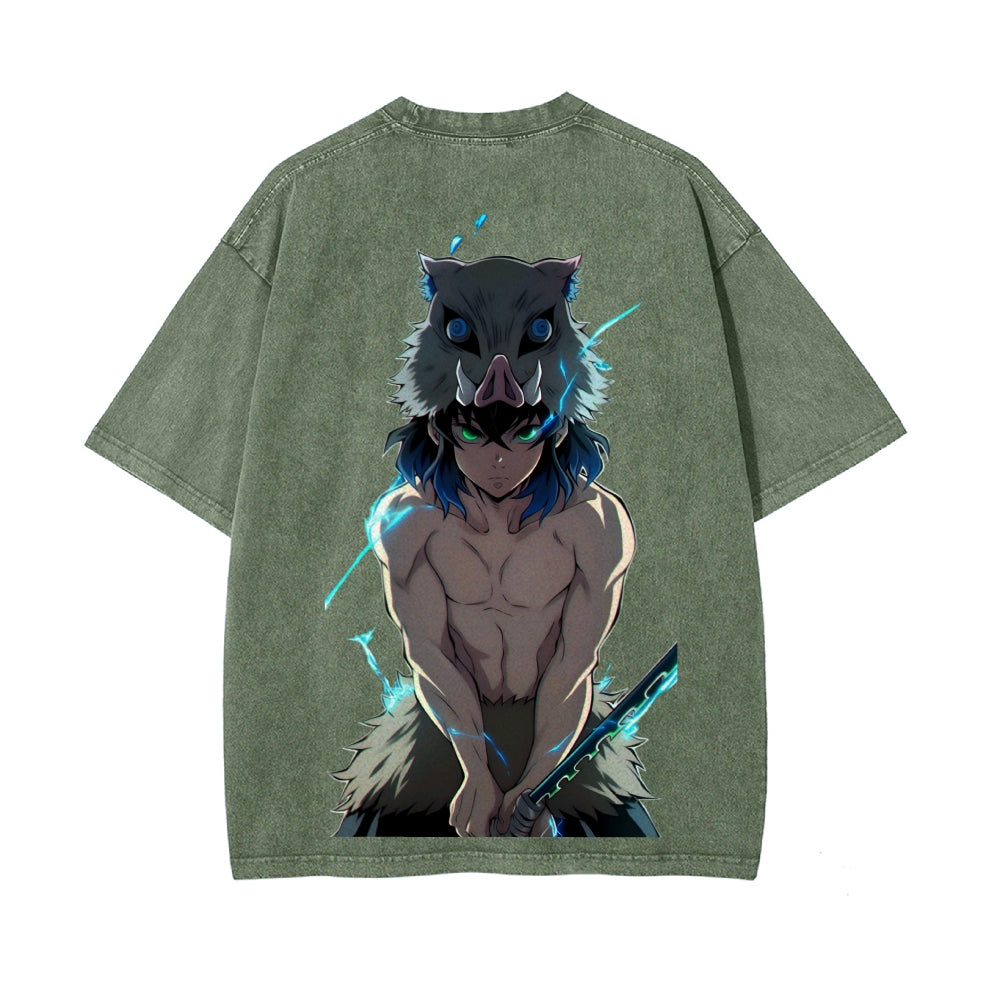 Vintage Oversized T-Shirt Demon Slayer
