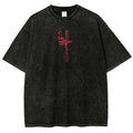 Unisex Fit Washed T-Shirt Demon Slayer