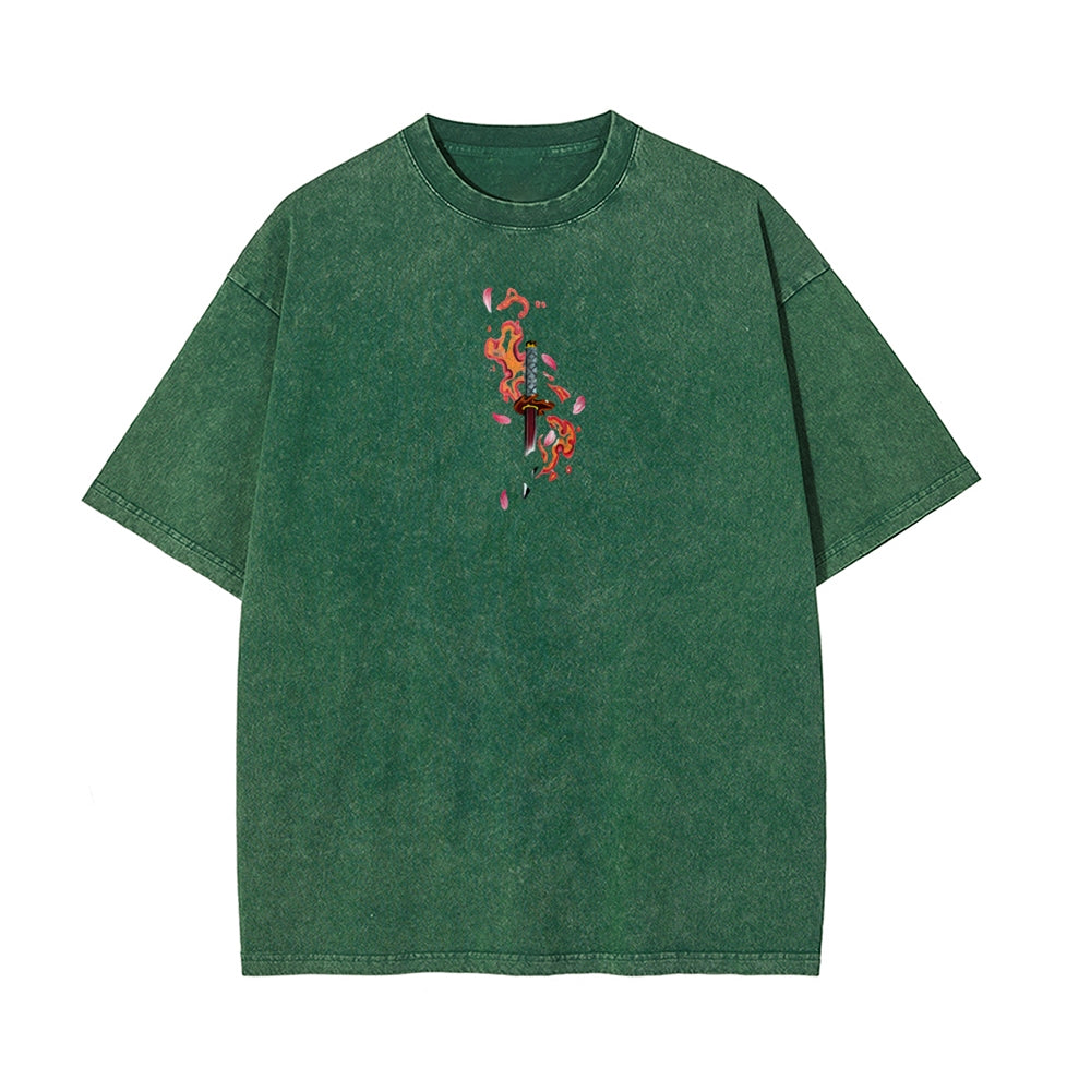 Vintage Oversized T-Shirt Demon Slayer