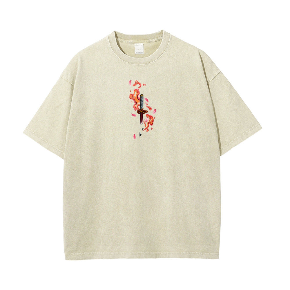 Vintage Oversized T-Shirt Demon Slayer