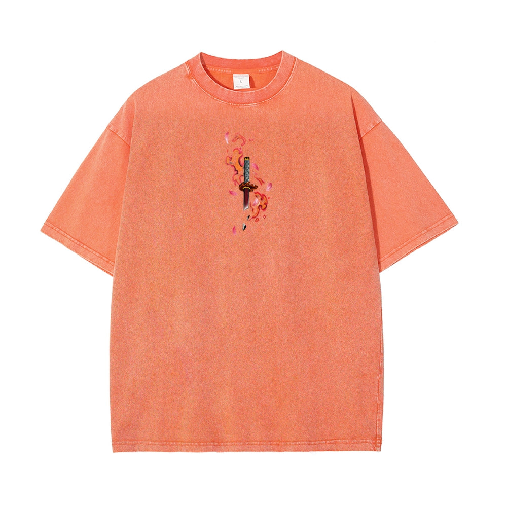 Vintage Oversized T-Shirt Demon Slayer