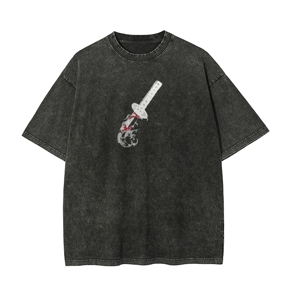Vintage Oversized T-Shirt Demon Slayer