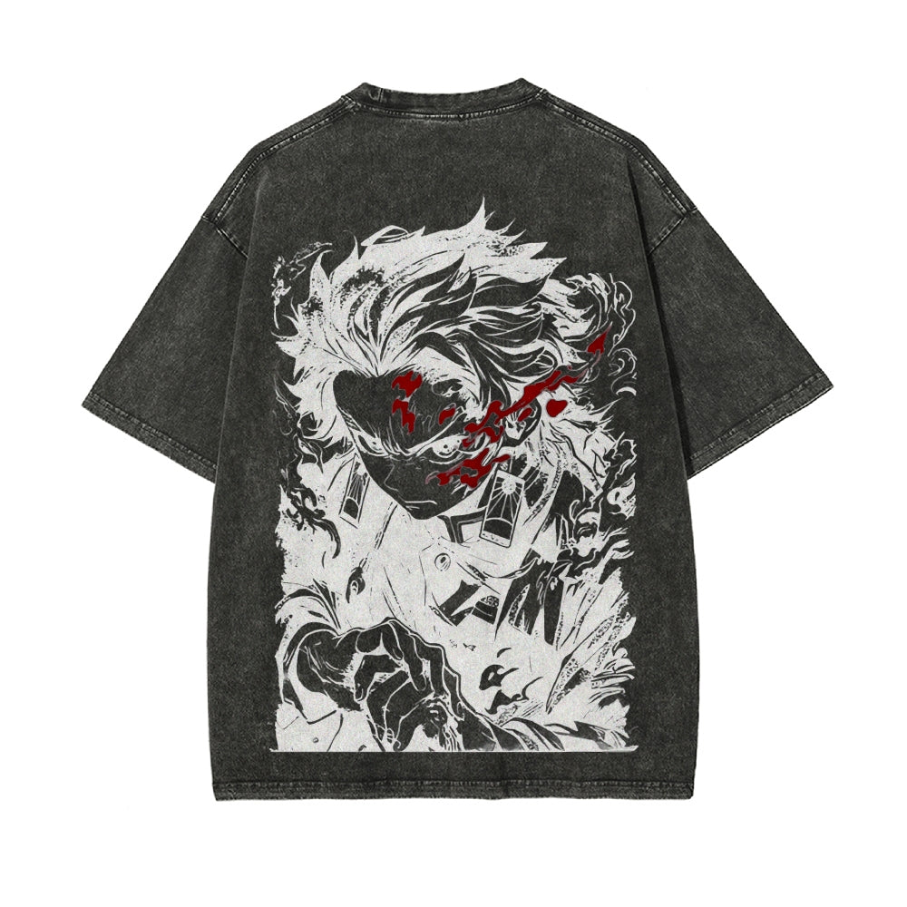Vintage Oversized T-Shirt Demon Slayer