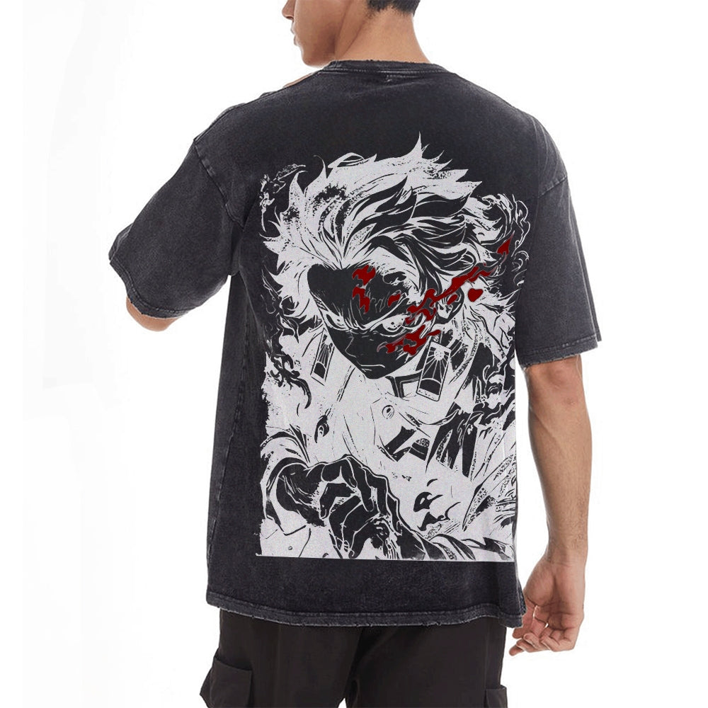 Vintage Oversized T-Shirt Demon Slayer