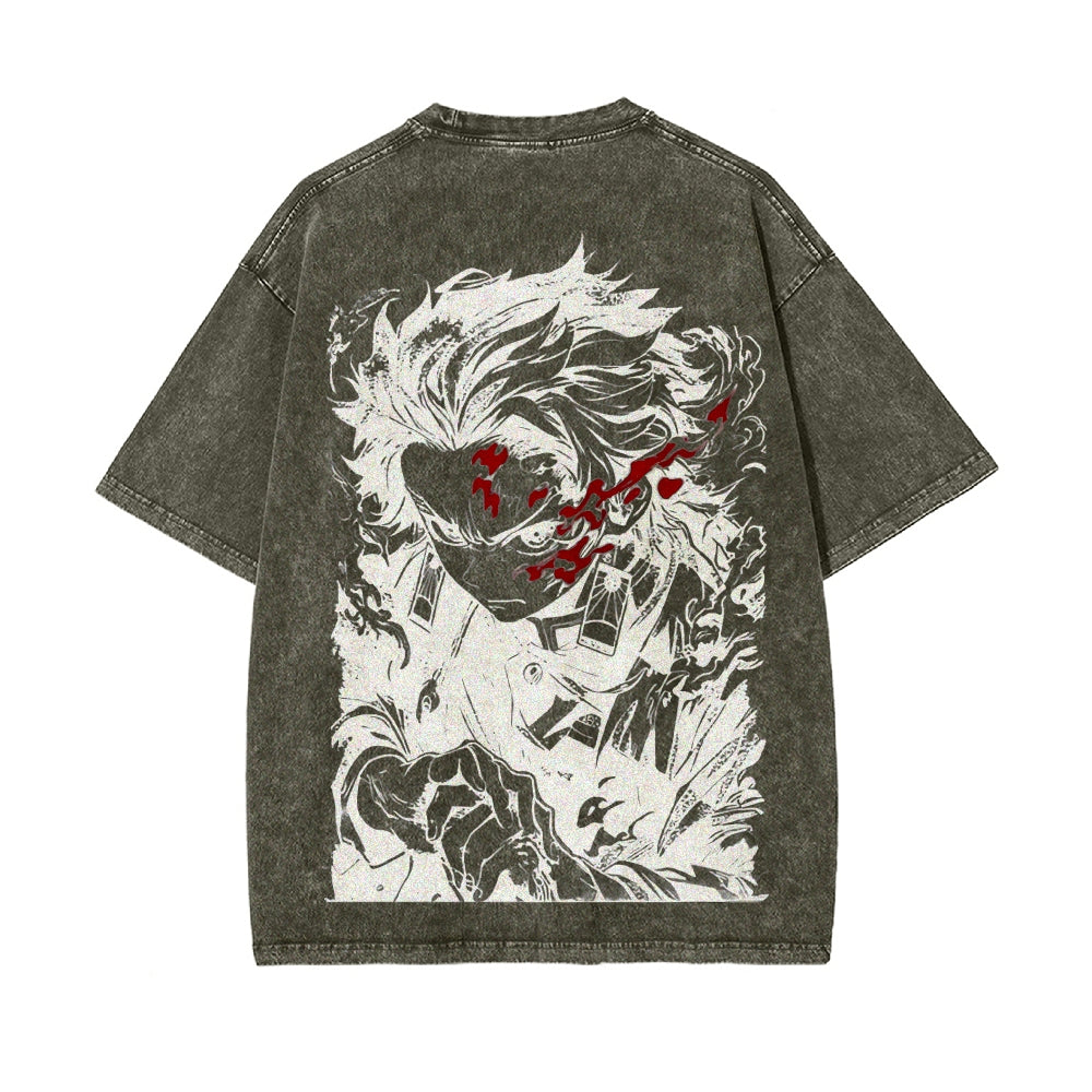 Vintage Oversized T-Shirt Demon Slayer