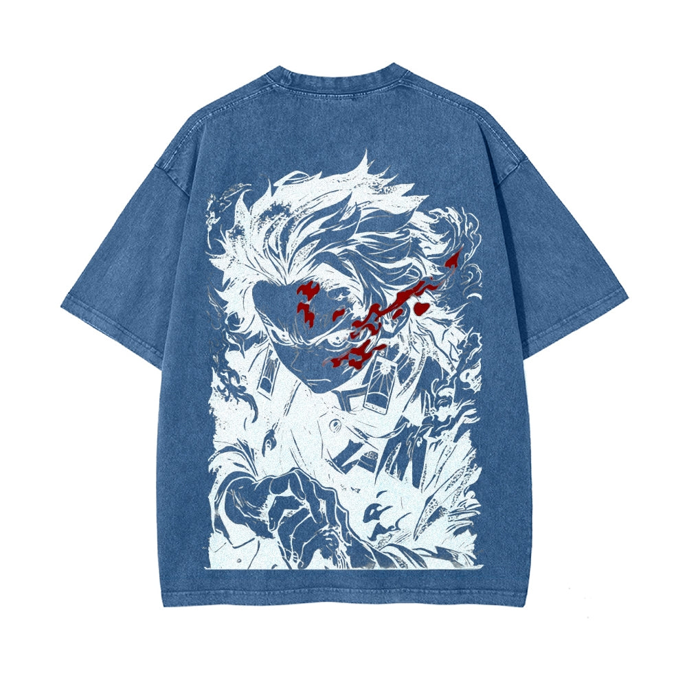 Vintage Oversized T-Shirt Demon Slayer