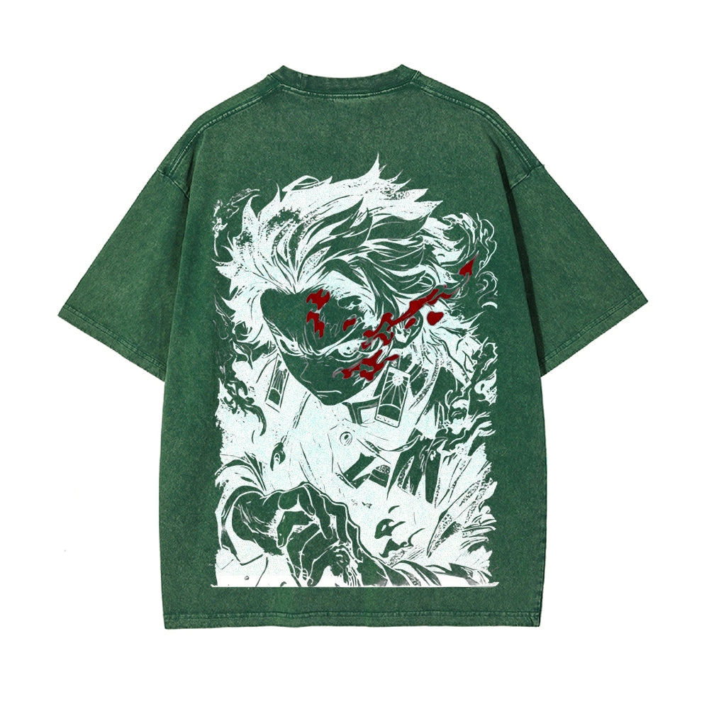 Vintage Oversized T-Shirt Demon Slayer
