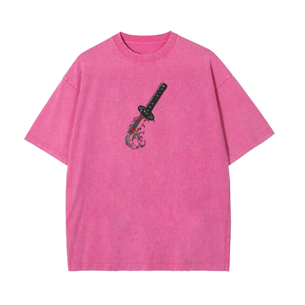 Vintage Oversized T-Shirt Demon Slayer