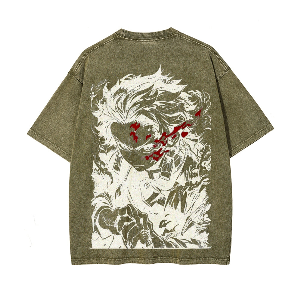 Vintage Oversized T-Shirt Demon Slayer