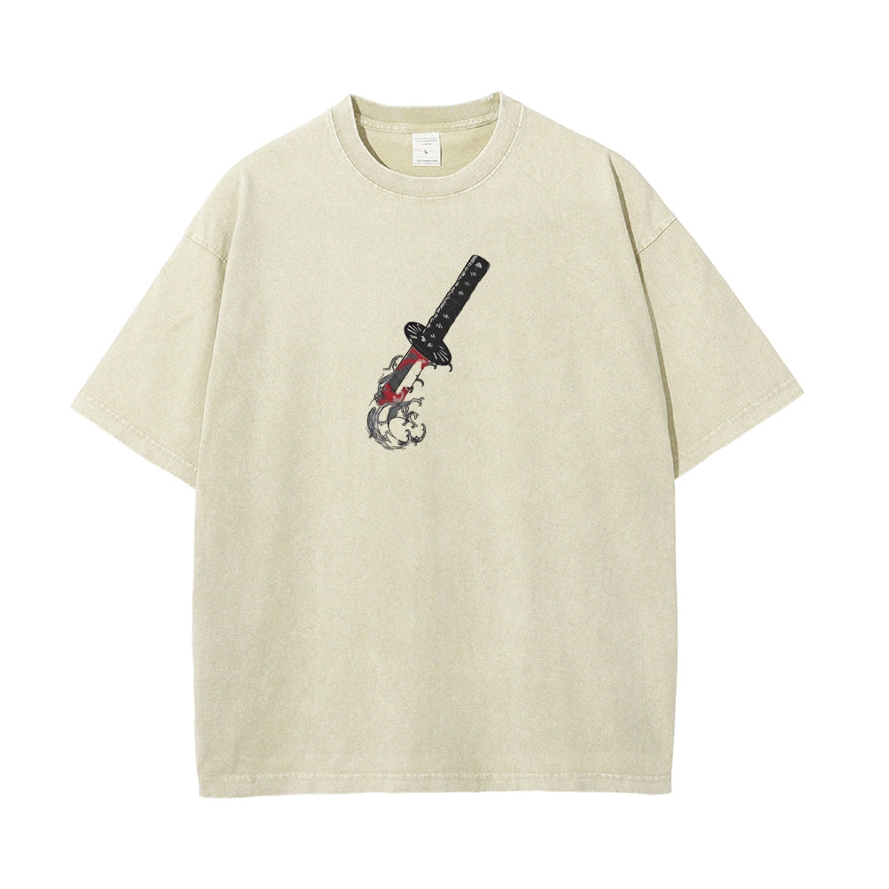 Vintage Oversized T-Shirt Demon Slayer
