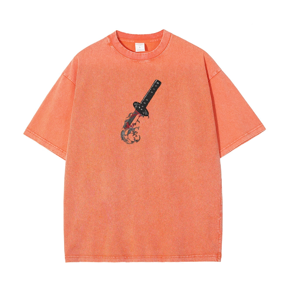 Vintage Oversized T-Shirt Demon Slayer