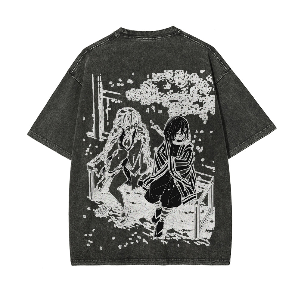 Vintage Oversized T-Shirt Demon Slayer