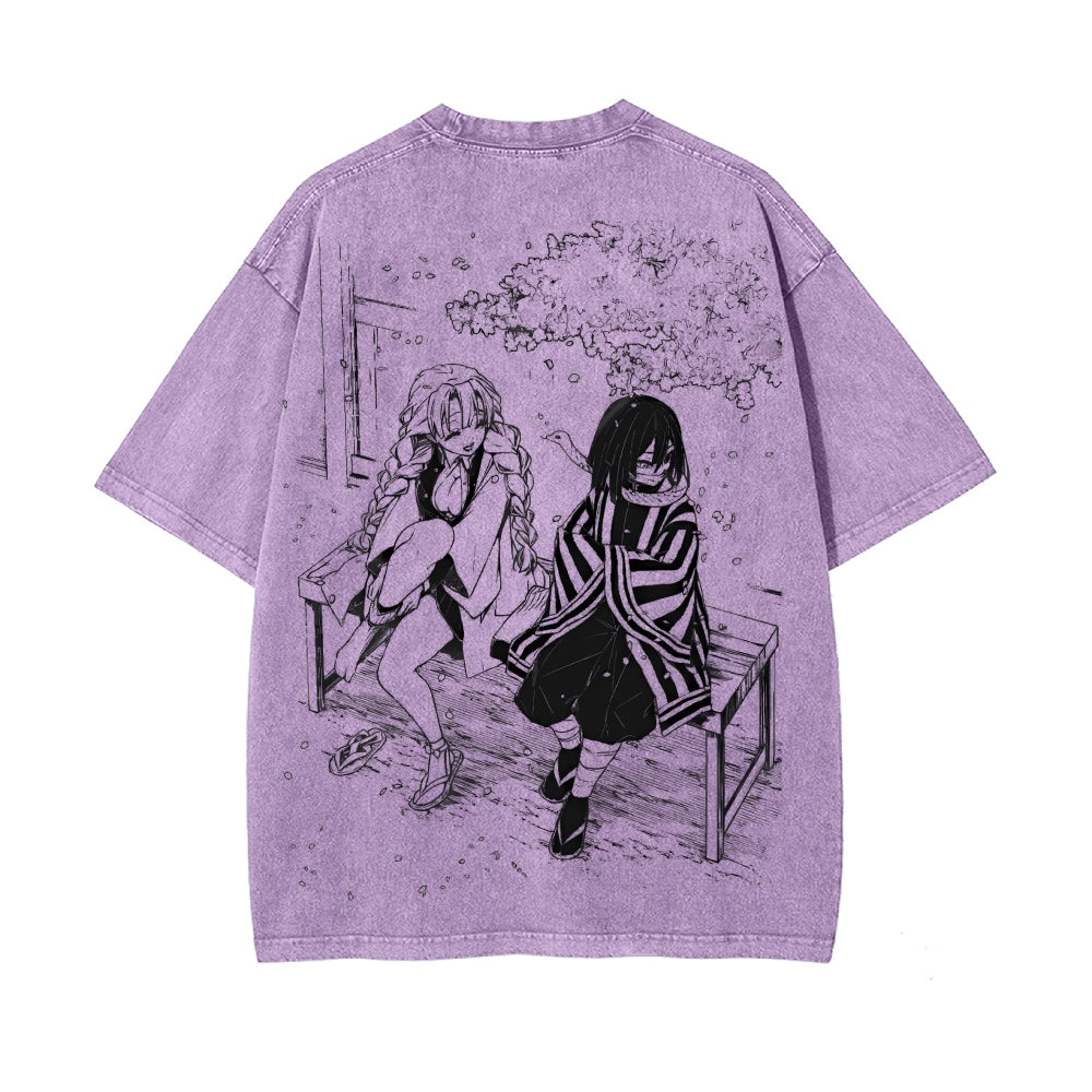 Vintage Oversized T-Shirt Demon Slayer