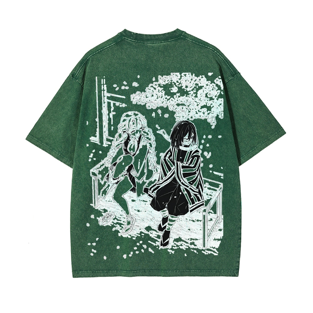 Vintage Oversized T-Shirt Demon Slayer