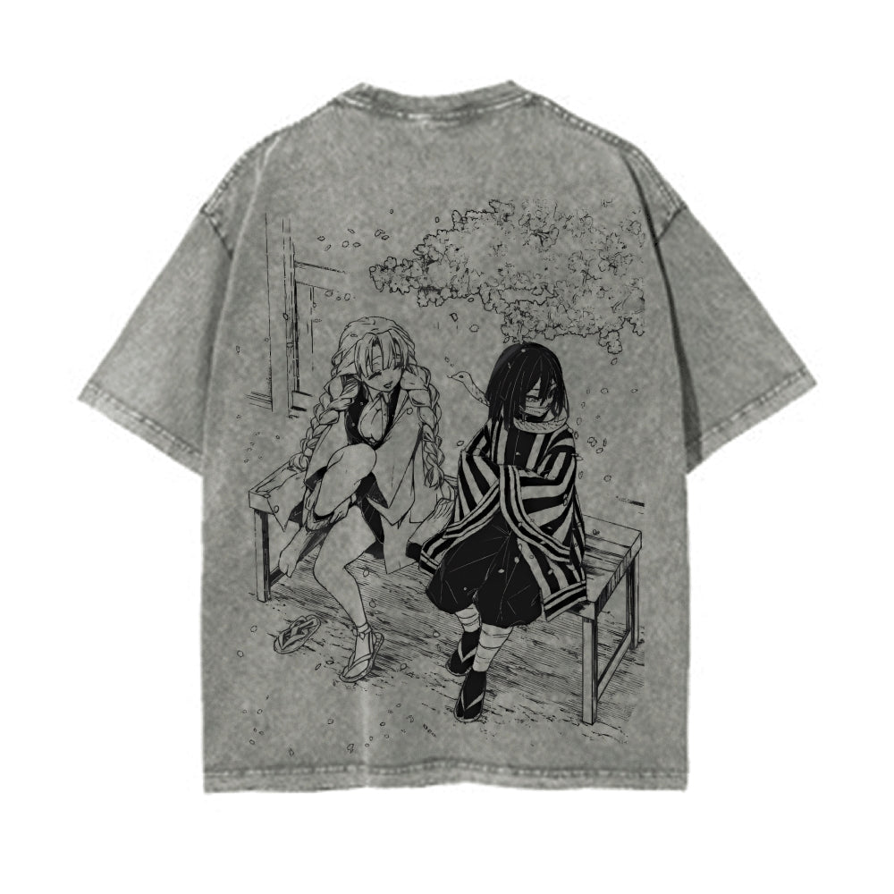 Vintage Oversized T-Shirt Demon Slayer