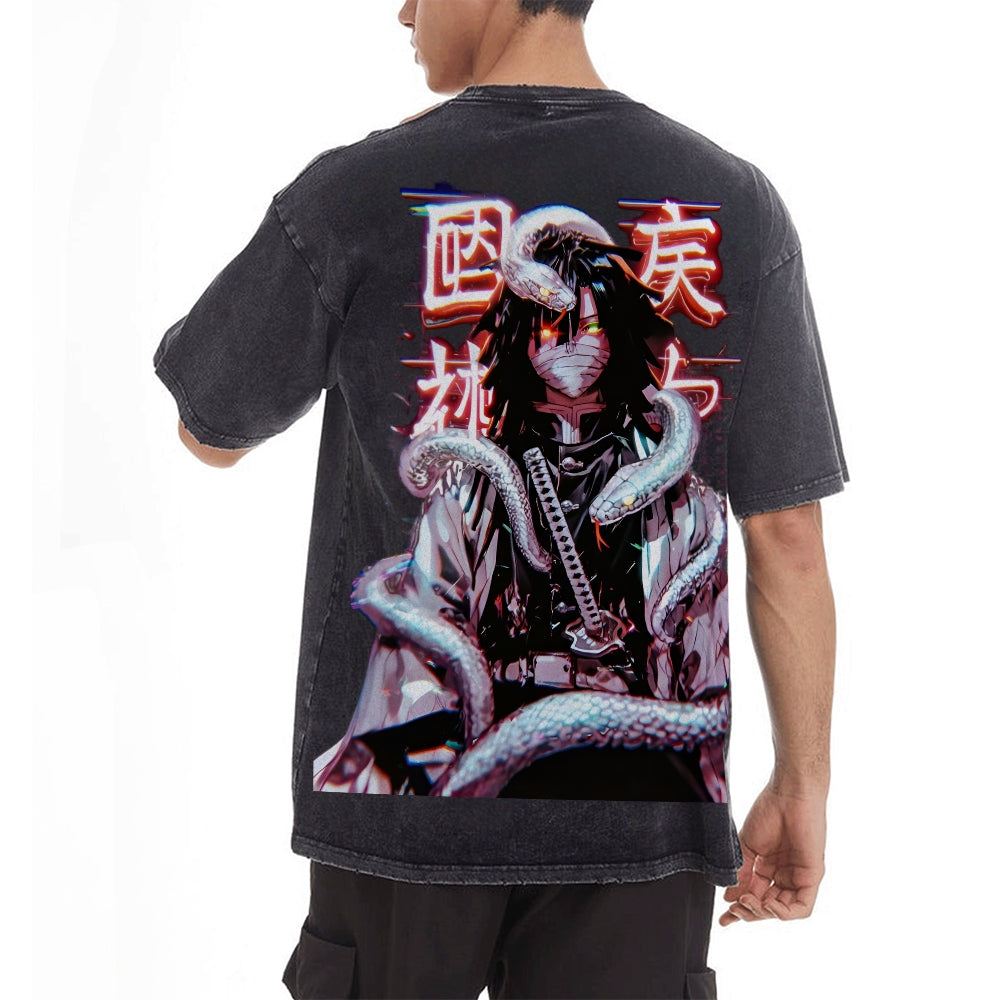 Vintage Oversized T-Shirt Demon Slayer
