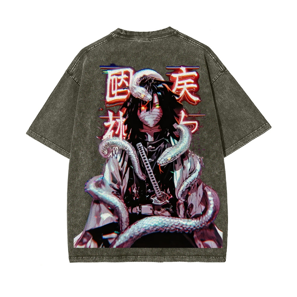 Vintage Oversized T-Shirt Demon Slayer