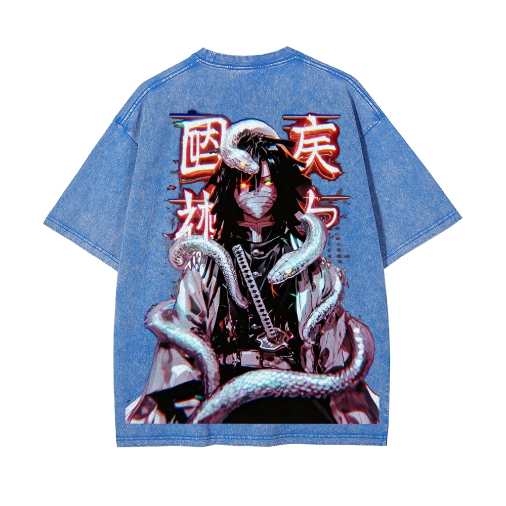 Vintage Oversized T-Shirt Demon Slayer