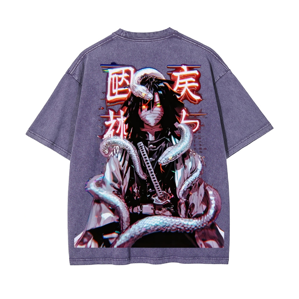 Vintage Oversized T-Shirt Demon Slayer