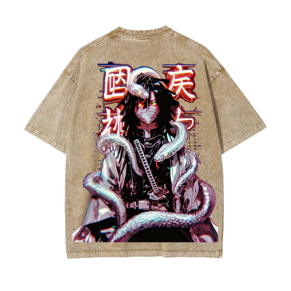 Vintage Oversized T-Shirt Demon Slayer
