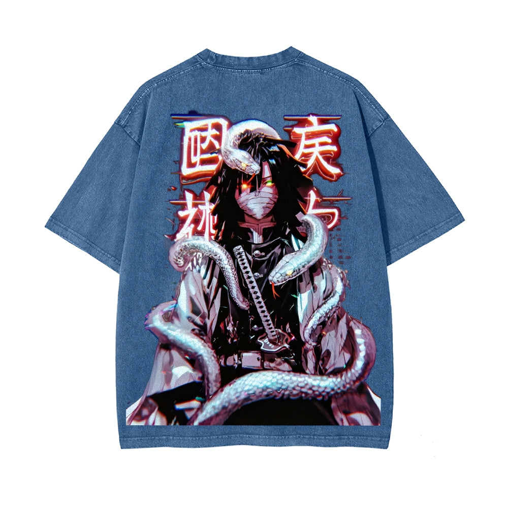 Vintage Oversized T-Shirt Demon Slayer